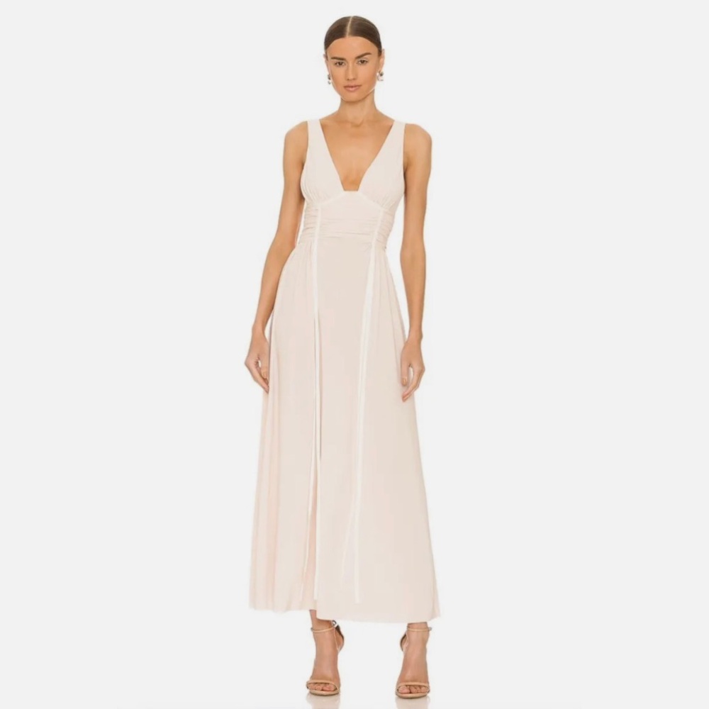 New Revolve Bec & Bridge Gwen Maxi Dress in Shell Size 2